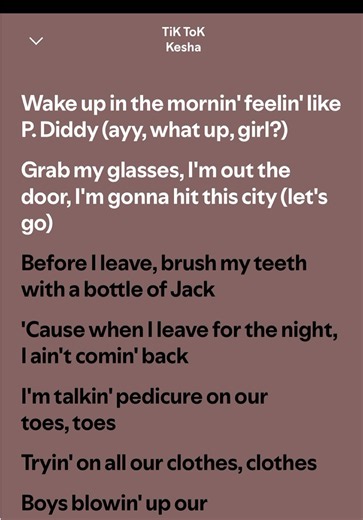 Tik Tok Kesha Lyrics — Full Lyric Video