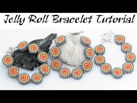 Polymer Clay Project: Jelly Roll Bracelet Tutorial