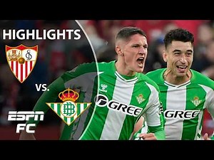 DOMINANCE 💪 Sevilla vs. Real Betis | LALIGA Highlights | ESPN FC