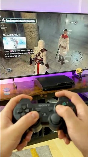 PS3 Slim Assassin's Creed Gameplay - Pure Nostalgia #retrogaming #assassinscreed #ps3