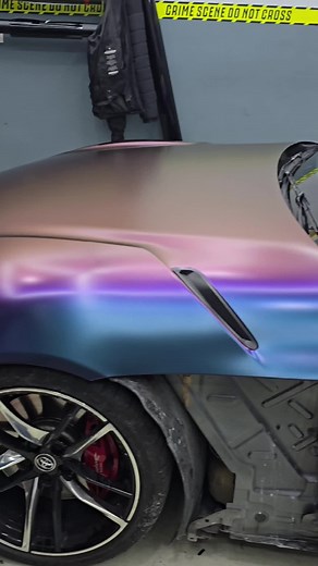 toyota supra mk5 #wrap #supra #toyota #chameleon