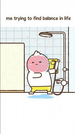 Hot Showers Or Cold Showers? #youtubeshorts #funnycartoons #mildanghappiness #animation