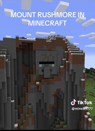 Mount Rushmore in Minecraft – Epic Block Build Recreation