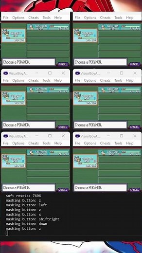 Shiny Castform after 7621 Soft Resets - Pokémon Ruby & Sapphire