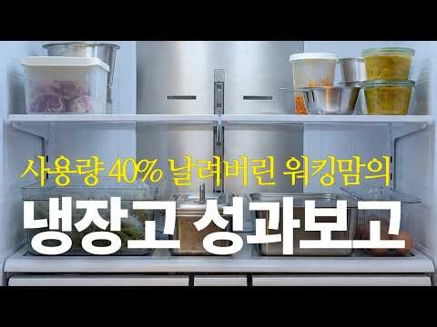 워킹맘의 미니멀 냉장고 대공개! 효과적인 비움 방법과 보관용기 추천, 소분까지 냉장고 관리 비법 완결판🌟