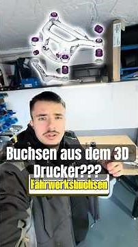 Kann man Lager fürs Auto einfach 3D-drucken? E46 PU Lager TPU Lager selbst drucken.