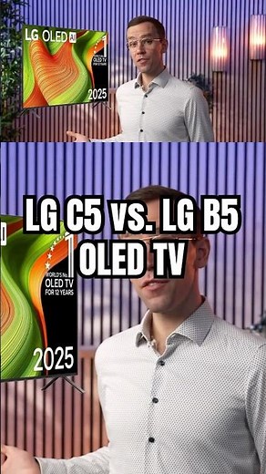 👆LG C5 vs. LG B5: Brighter OLED or better value? #lgtv #oled #lgoledtv #fernsehen #oledtv