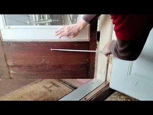 How to install a spring on a storm door