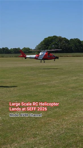 HUGE RC Helicopter Landing at SEFF 2026! #new #aviation #rchelicopter
