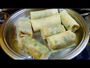 Egg spring roll/evening snacks recipe/veg egg roll/egg wraps/recipes with egg