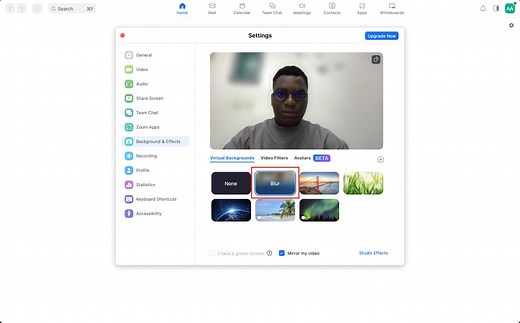 How to Blur Your Background in a Zoom Call