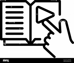 Video book icon outline vector. Screen training. Webinar computer Stock Vector Image & Art - Alamy