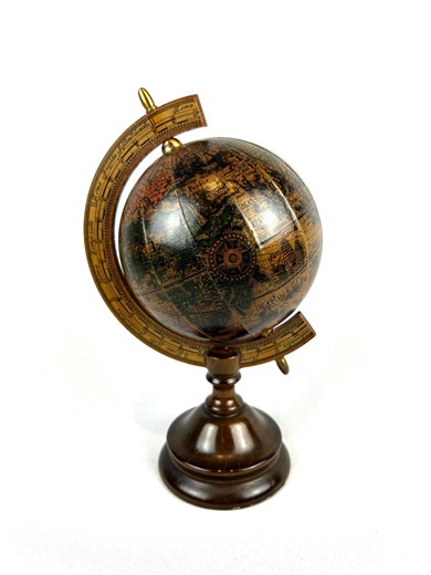 Rustic Wooden and Brass Table Globe in Vintage Style, World Globe Decoration for Library, Office, Travel Enthusiast, Gift - Etsy