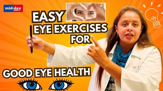 Are your eyes feeling strained? Try these easy eye exercises