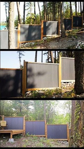 RIGID® Hog Wire & Corrugated Metal Fence Panels by BARRIERBOSS