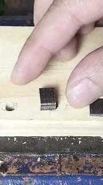 A paper clip trick that will save your loose hinge!