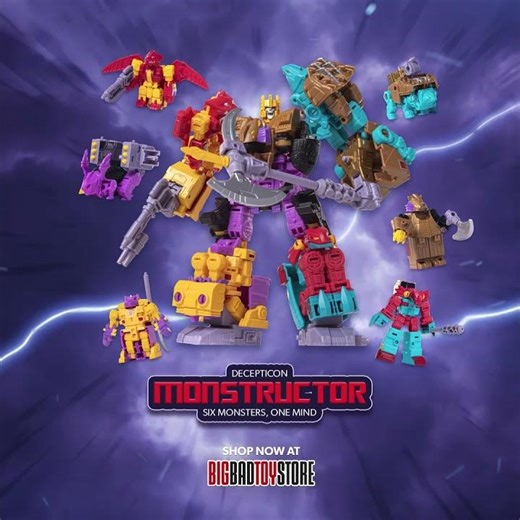 The Transformers: Age of the Primes Decepticon Monstructor Combiner