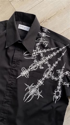 KASUTOMU ✏️CUSTOM CLOTHES on Instagram: "#cybersigilism #sigilism #neotribal #cybersigilismtattoo #tutorial #custommade #tribal #ysl"