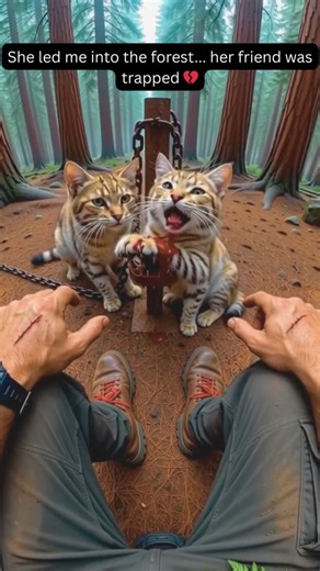 A Mountain Cat Came To My Camp For Help What I Found Broke Me 😭