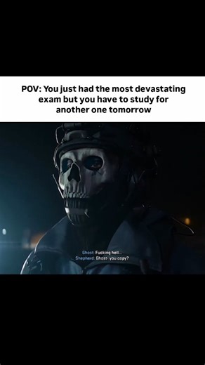 𝐎𝐛𝐱𝐭𝐨 | Fu*king hell 🤧 . . . . . #relatable #relate #relatablememes #ghost #cod #callofduty #hell #exam #exammemes #schoolmemes #class... | Instagram