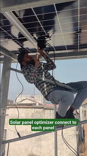 solar edge panel optimizer connect to each panel