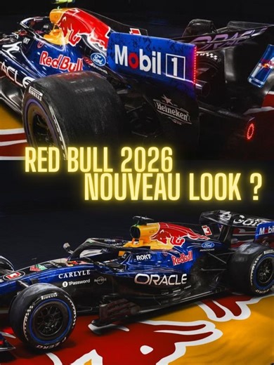 Les nouvelles livrées de Red Bull Racing pour 2026