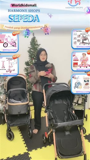 [Promo] Stroller Baby Kereta Dorong Bayi Balita Cewek Dan Cowok Magic Stroller Lipat Travelling Stroller Cabin Size