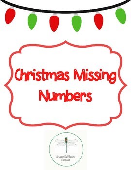 Christmas Missing Numbers