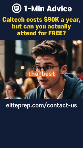 Caltech costs $90K a year, but can you actually attend for FREE? #shorts