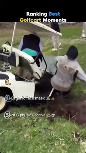 Ranking The Most PAINFUL Golf Cart Fails 💀