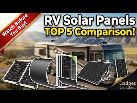 【2026】solar panels & best solar panels for rv: TOP 5 Comparison!