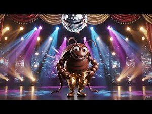 Animated Cockroach Bollywood Dance Video