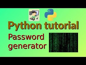 Password generator - Python project for beginners (12)