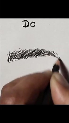 how to draw a perfect eyebrow #drawingtutorial#