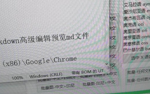 批量文本编码转换到utf8以便批量翻译文本txt