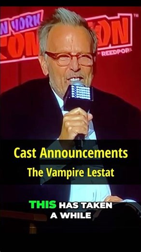 New Cast Announcements #interviewwiththevampire S3 New York Comic Con #nycc2025 #annerice #vampire
