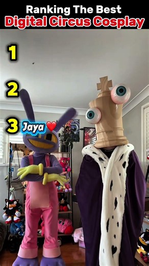 Ranking the best digital circus cosplay #cosplay #digitalcircusshorts #digitalcircus