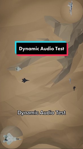 Dynamic Audio Test for Air Combat Simulation