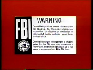 FBI Warning Screen, Random House Home Video, FHE Logo (1982)