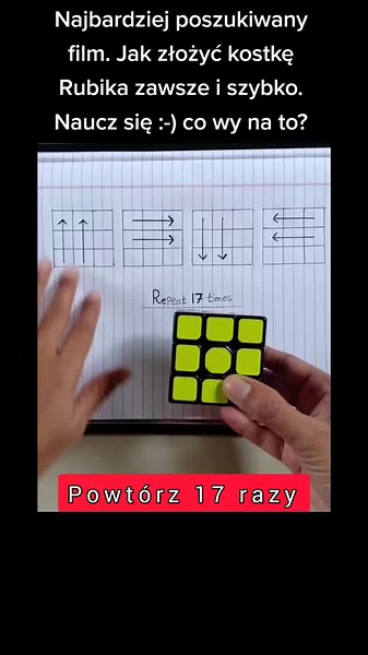Jak złożyć kostkę Rubika w 17 ruchach zawsze