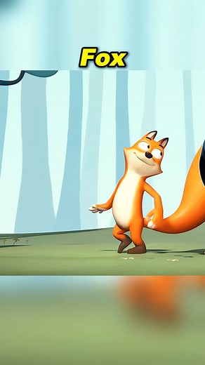 This fox was especially proud of its tail.. #animation #storytime | Nimovx