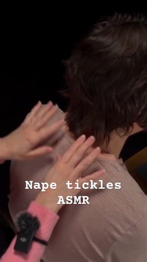 Tingly Neck Tickles #asmr #triggersforsleep #shorts