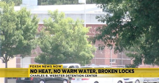 Charles B. Webster Detention Center: No heat, no warm water, broken locks