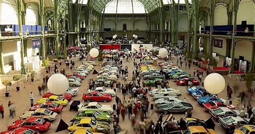 Classic car exhibition opens in Paris featuring over 200 vintage racing vehicles