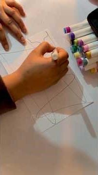 Calm your anxiety with satisfying doodle art and colour therapy | #relaxingart #satisfyingvideos