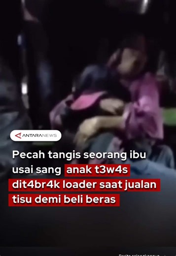 Anak perempuan berusia 8 tahun t3w4s usai dit4br4k alat berat jenis loader saat berjualan tisu di Kendari, Sulawesi Tenggara, pada Sabtu (7/2/2026). #Loader #Kendari #AnakDibawahUmur #Viral #BeritaDuka