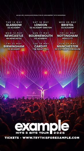 example on Instagram: "UK … I’m heading back on tour May 2026 ‘Hits & Bits Twenty Twenty Six’ Go to the linktree in my bio to sign up for pre-sale. Pre-sale tickets go live this Weds. (Glasgow is Thursday!) General sale on Friday. If the last tour is anything to go by, these shows will sell out. I’m playing every single one of my songs that charted in the Top 20 (that’s 14 hits) plus some album favourites and a few new bits. Plus a huge unique visuals, laser and FX show which will level up once 