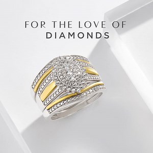 13K views · 5.8K reactions | You’ll always turn heads in Classic Diamonds, a statement-making range of Earth Grown Diamonds and Created White Sapphire rings boldly crafted in Gold. Shop online at Bash or in store and enjoy the best value in the market when it comes to dazzle and design. | American Swiss | Facebook