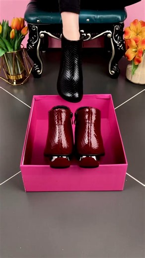 Black Ankle Boots for Women Stylish Chunky Heel #ankleboots #bootstyle #shortsfeed