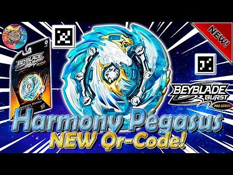New HARMONY PEGASUS Qr-CODES | Новый Qr-CODES Harmony Pegasus - Beyblade Burst Quaddrive